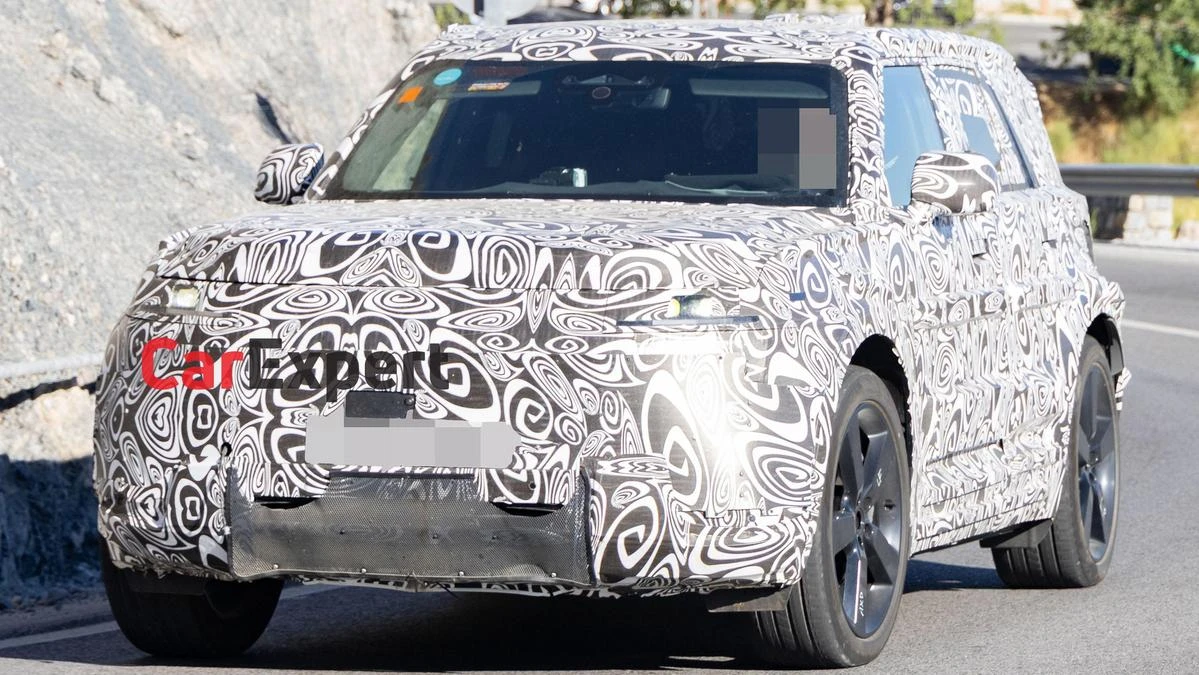 Baby Land Rover Defender spied with electric drivetrain