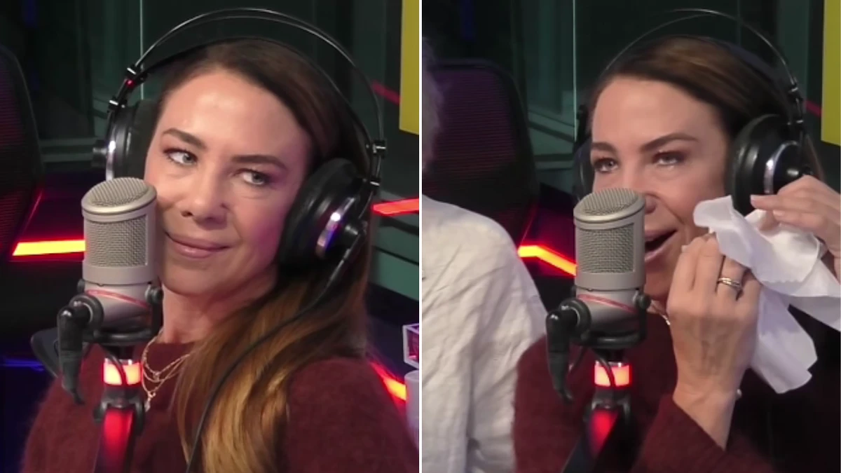 Kate Ritchie breaks down on radio over shock guests