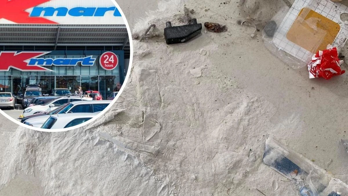Shopper’s shock after finding ‘white dust’ under Kmart rug