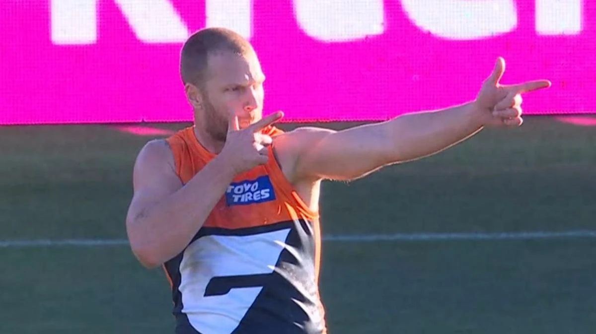 GWS hero explains pointed celebration to Freo antagonist