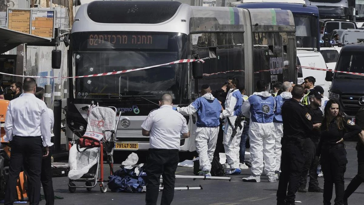 Five dead as gunmen board bus and open fire in Jerusalem