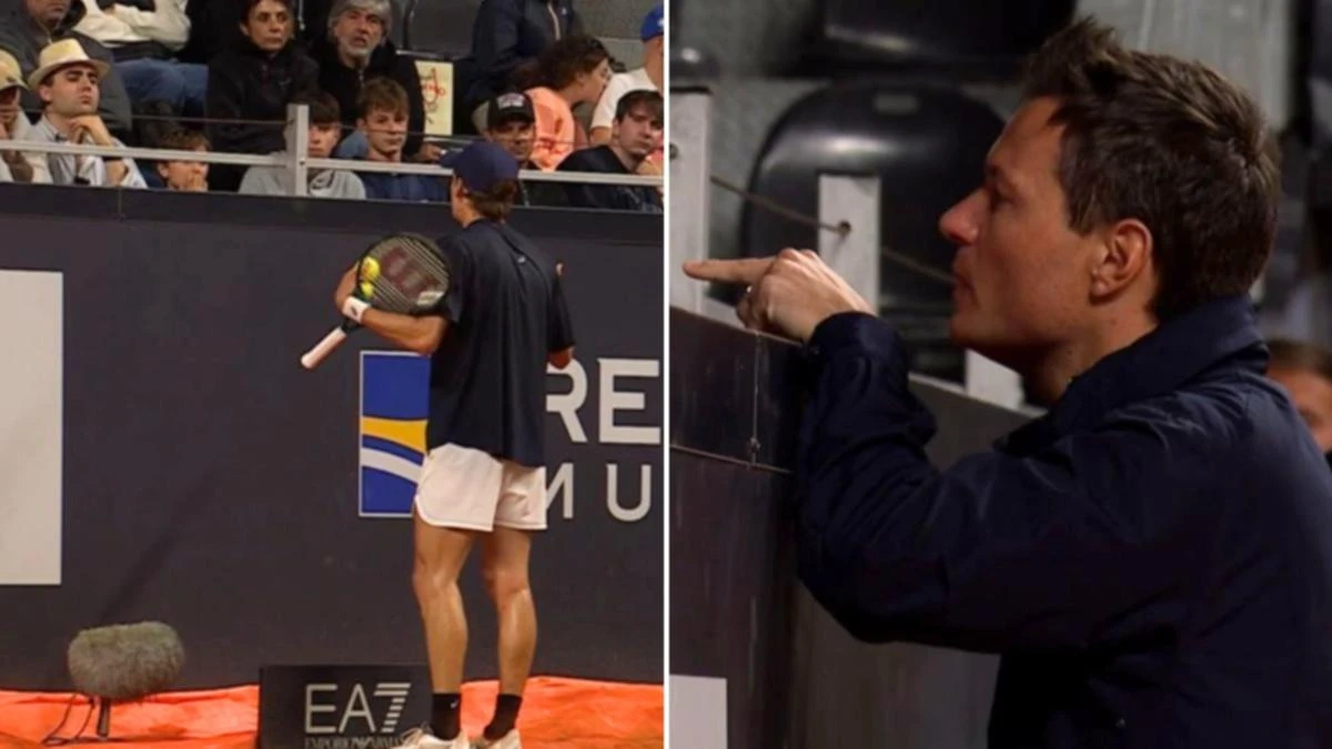 Aussie tennis star confronts unruly fan as umpire forced to intervene