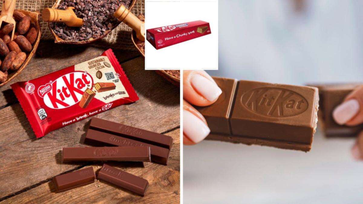 Hundreds of Aussies scramble to buy $19.99 personalised giant KitKats for Christmas