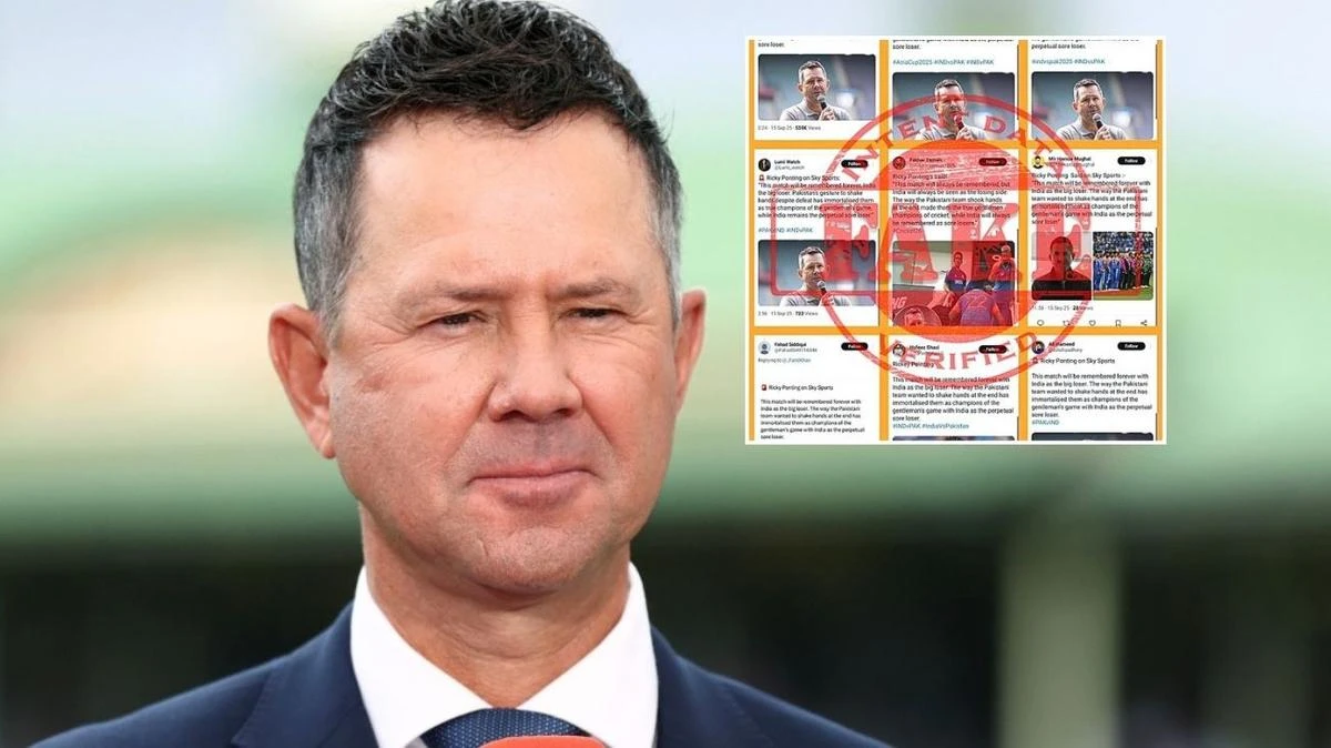 Ricky Ponting at the centre of vile storm as fake news emerges