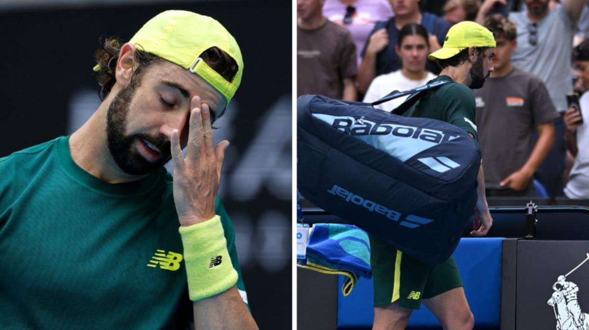 Aussie seed announces break from tennis after brutal loss