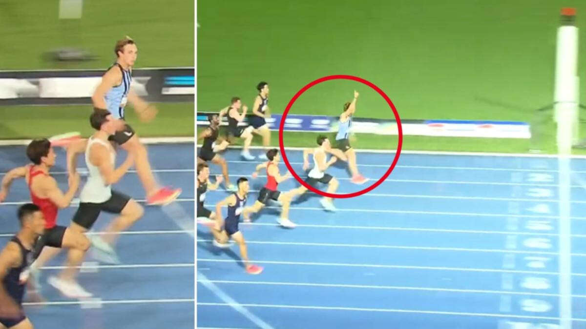 Bruce McAvaney floored by Aussie Olympian’s ‘really cheeky’ act