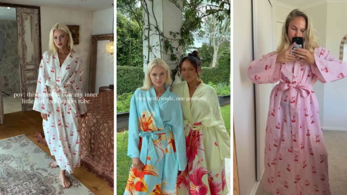 ‘Stunning’ linen robes that sold out four times goes on sale