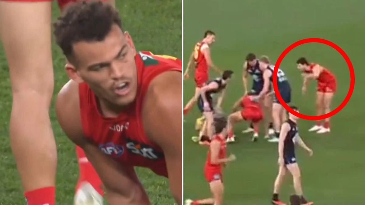 Suns pair involved in heated on-field exchange: ‘F*** off’