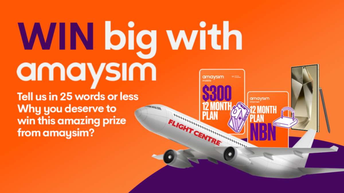 WIN: The ultimate prize pack from Amaysim!