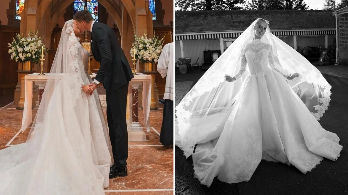AFL star marries popular influencer partner in ‘royal wedding’