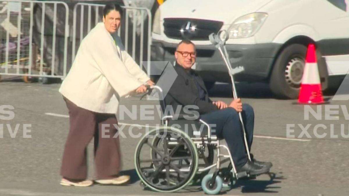 Ian Thorpe spotted in a wheelchair after serious injury