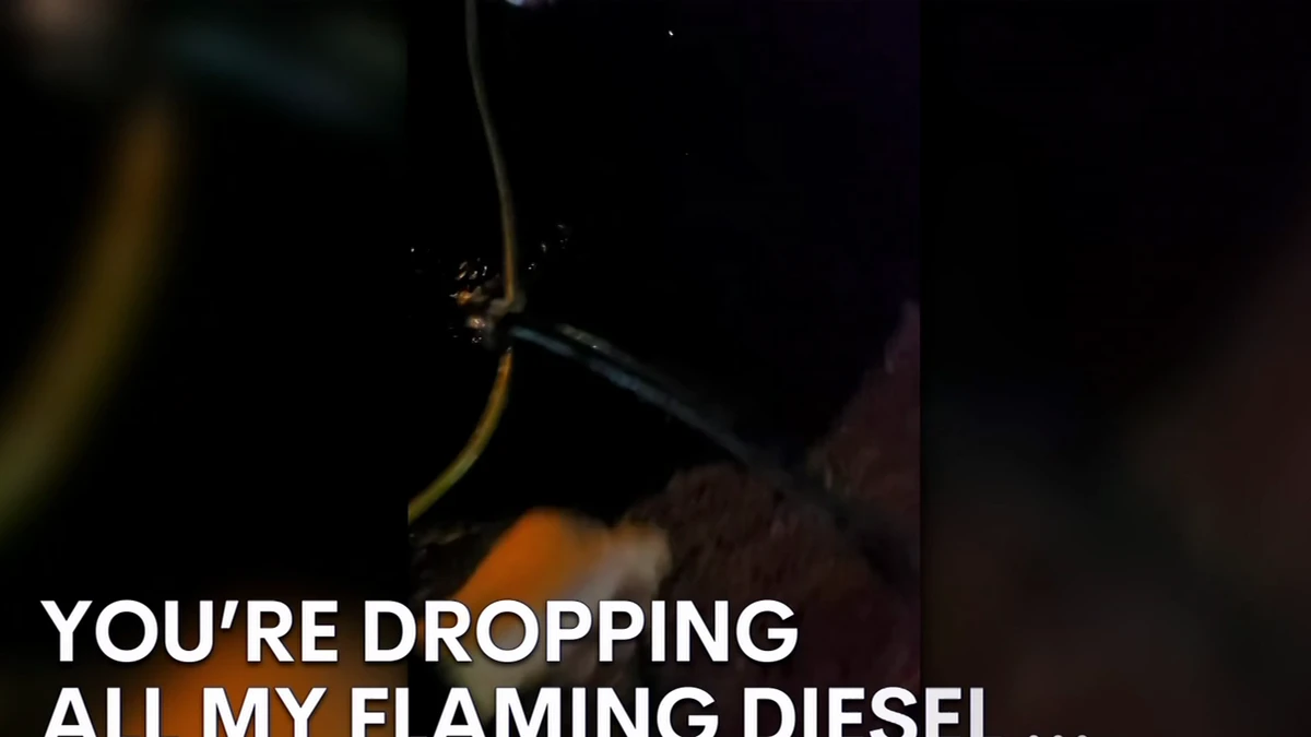 Fuel thief caught in the act