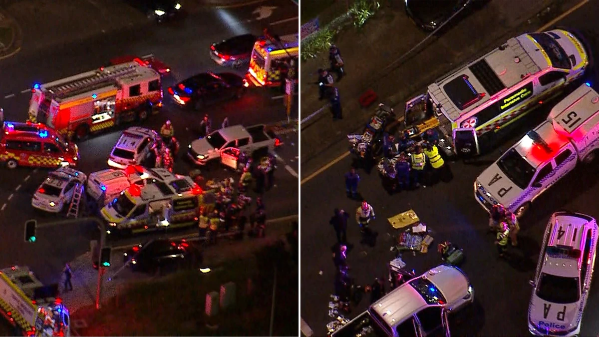 Two men shot multiple times in brazen Sydney attack
