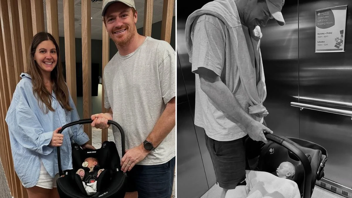 Gary Rohan’s newborn ‘finally home’ after ‘sudden and premature arrival’