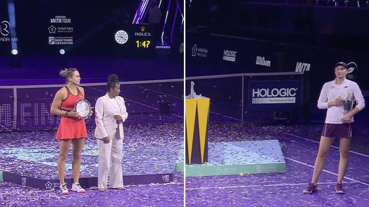 War of words breaks out after tennis champ’s very awkward snub