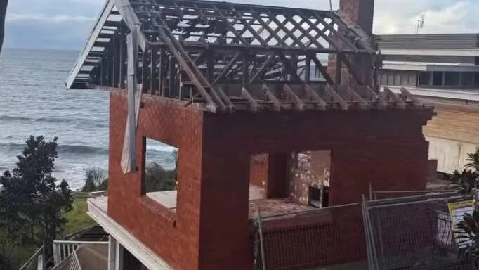 Demolition work under way as Deborah Hutton plots northern Illawarra beach house