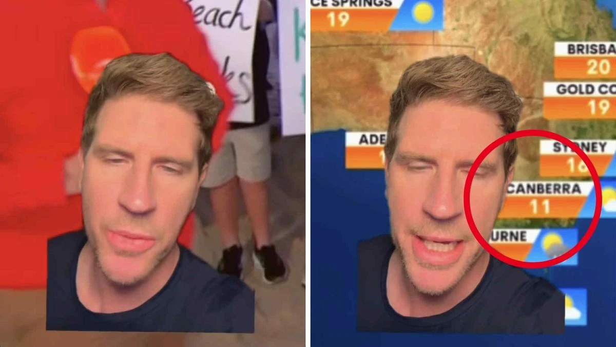 Sam Mac’s gaffe as he reads the weather live on Sunrise