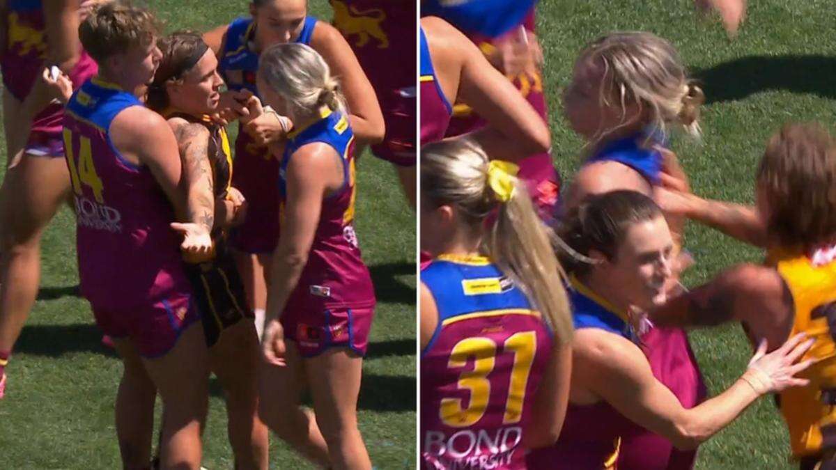 ‘Bad blood’ erupts in final seconds of AFLW finals thriller