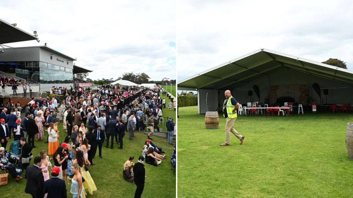 Racing called off as wild winds cause Geelong Cup chaos