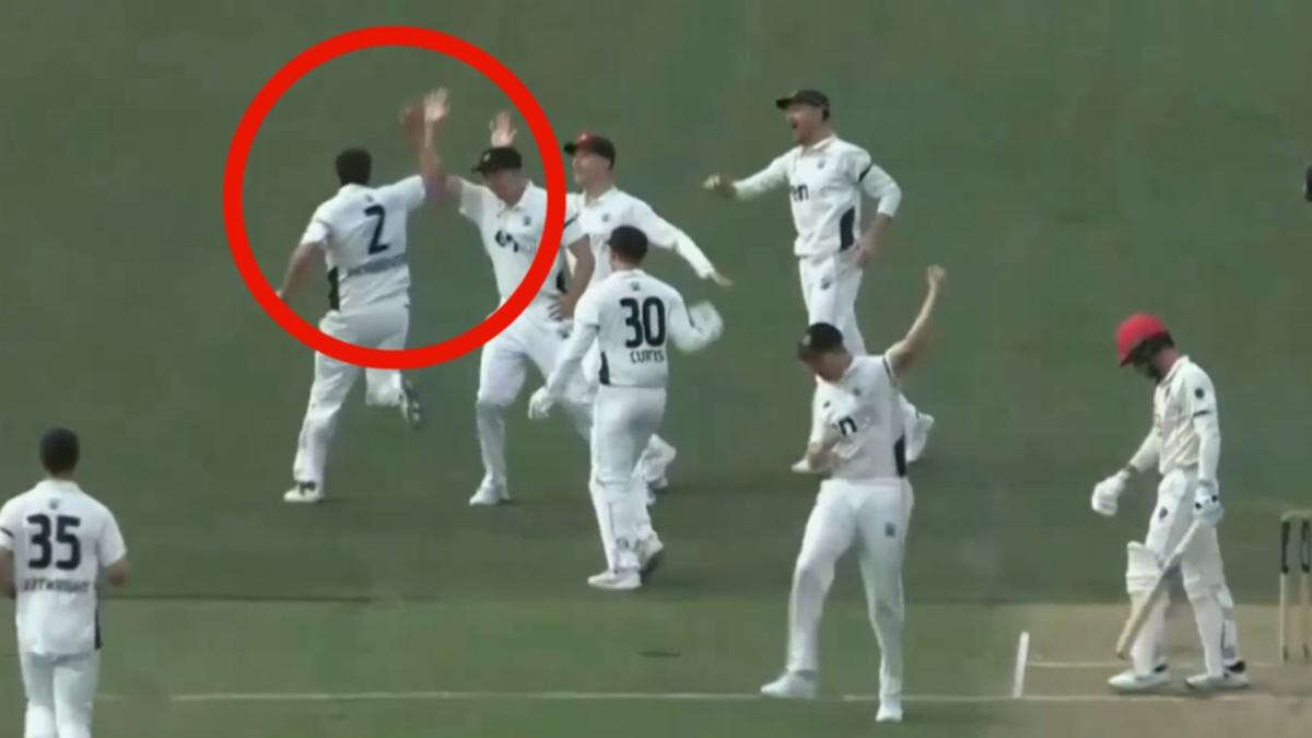 Aussie quick suffers freak injury in celebration gone wrong