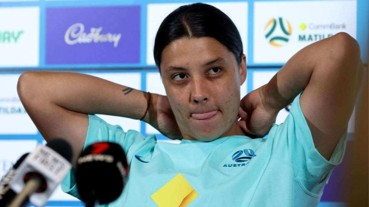 Matildas coach sets record straight on Sam Kerr injury