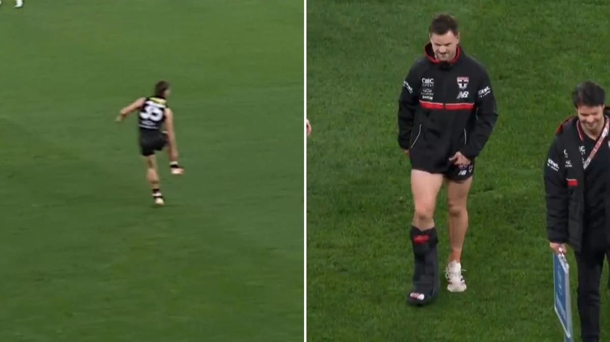 St Kilda star barely able to walk after significant injury