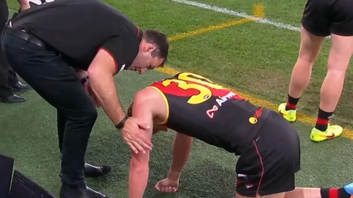 Bombers explain Caddy’s heart issue after hospital stint