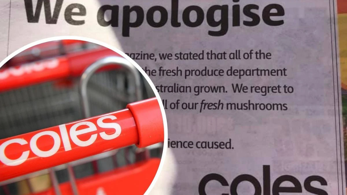 Coles shoppers left scratching their heads over VERY confusing apology