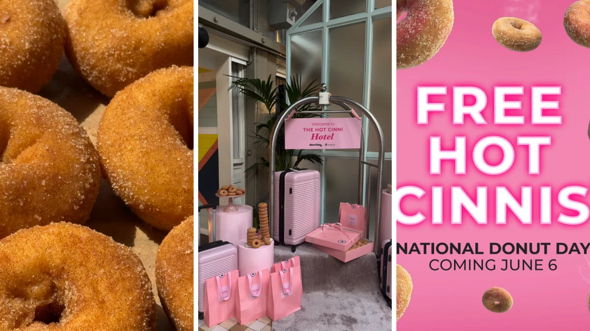 Here’s how to score free cinnamon donuts for one day only
