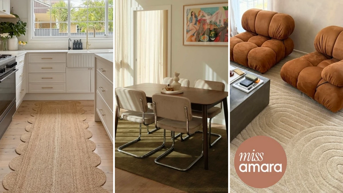 Beloved rug brand Miss Amara launches massive end of financial year sale early - slashing prices by up to 50 per cent