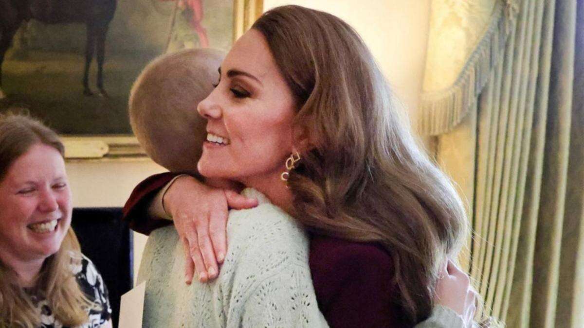 Kate makes a rare appearance for emotional moment