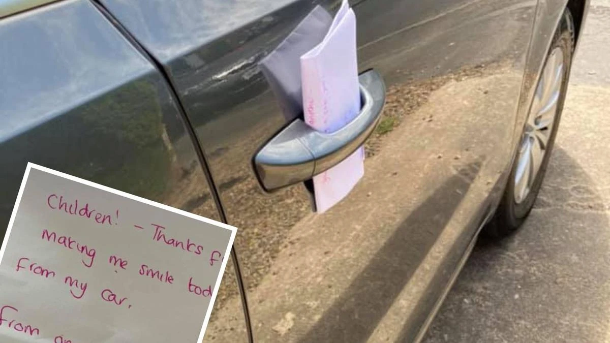 ‘This made my day’: Stranger’s touching note for struggling mum-of-three