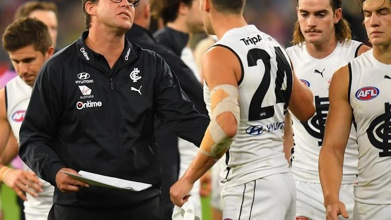 AFLCripps backs under-fire Blues coach Teague