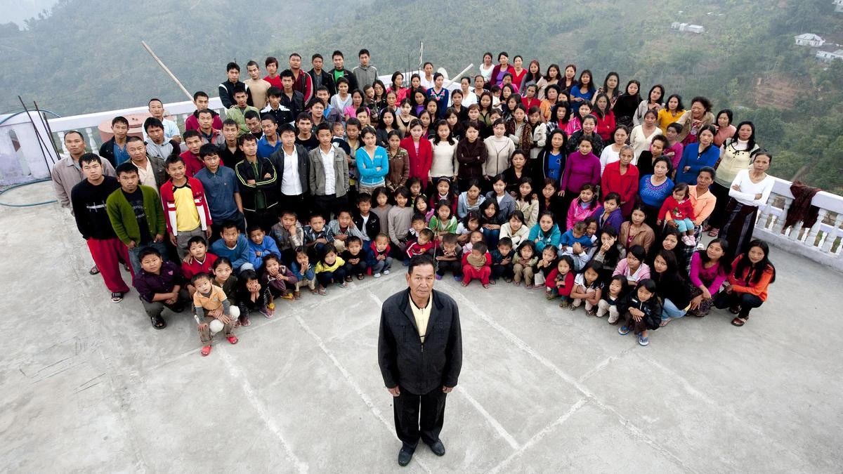 ‘38 wives, 89 children, 33 grandchildren’: Head of the ‘world’s largest family’ dies