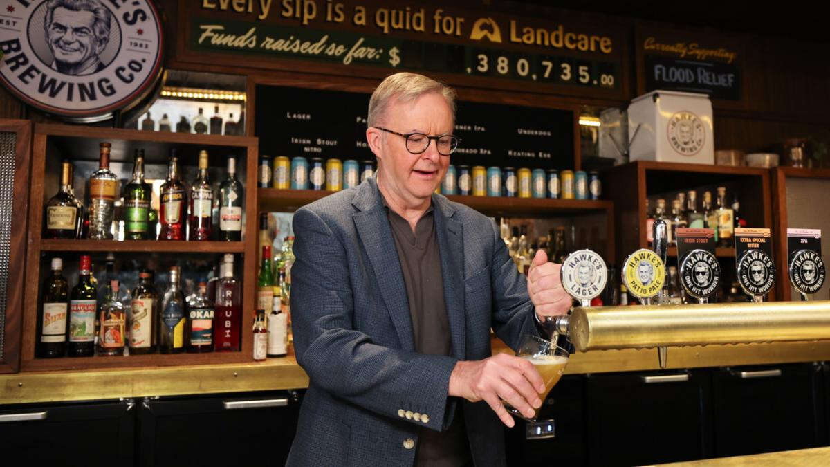 Huge win for beer drinkers as Albo vows price freeze for two years