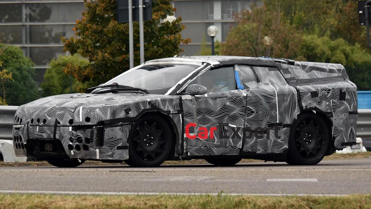 First Ferrari EV finally appears in its own skin