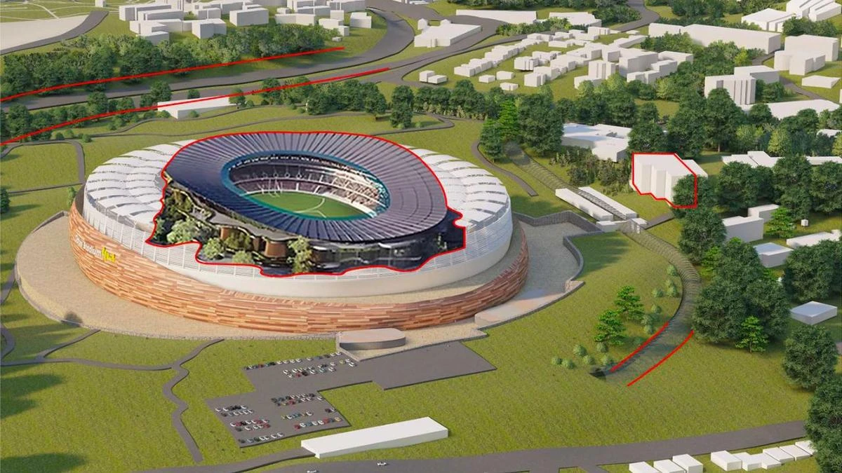 Fears grow as parkland makes way for mega stadium