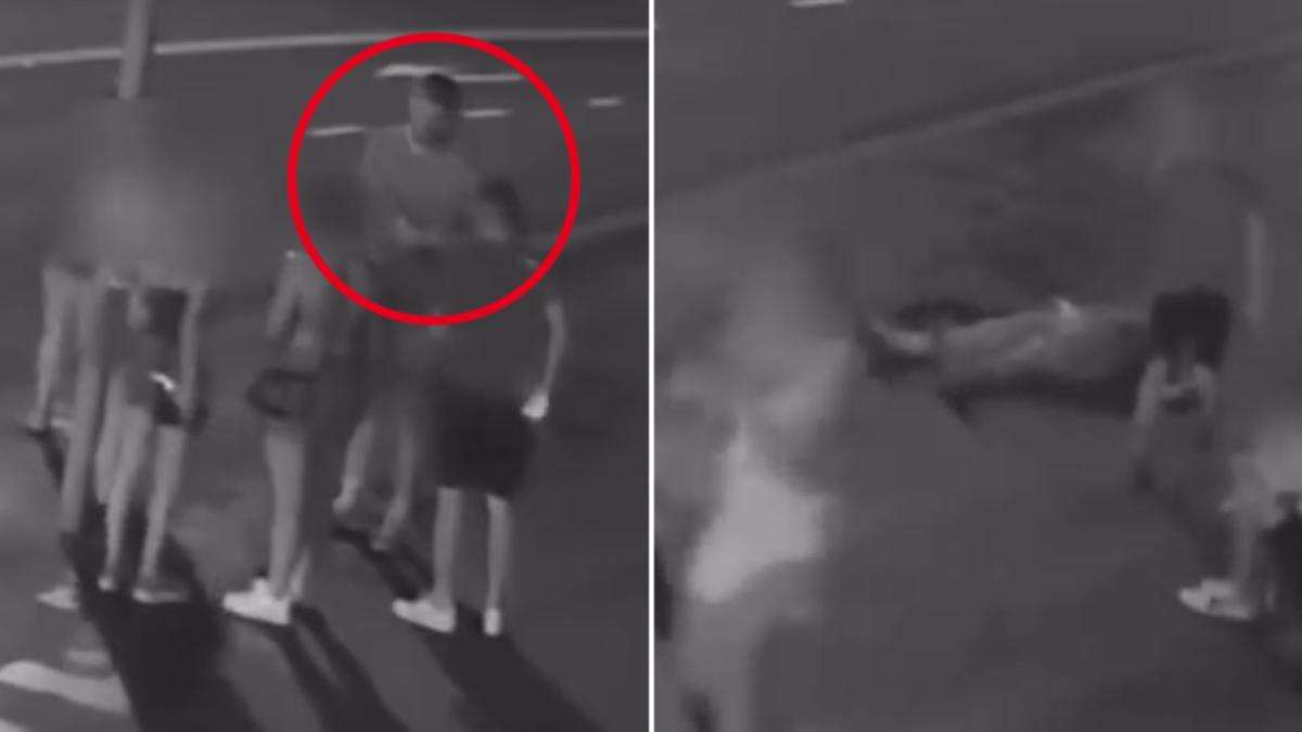 CCTV emerges of chilling one-punch attack on Aussie sport star