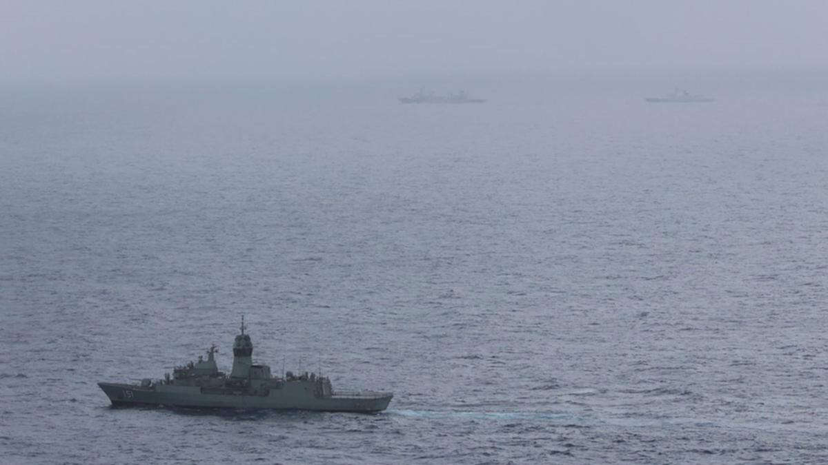 China’s unprecedented show of force off Australia’s coast