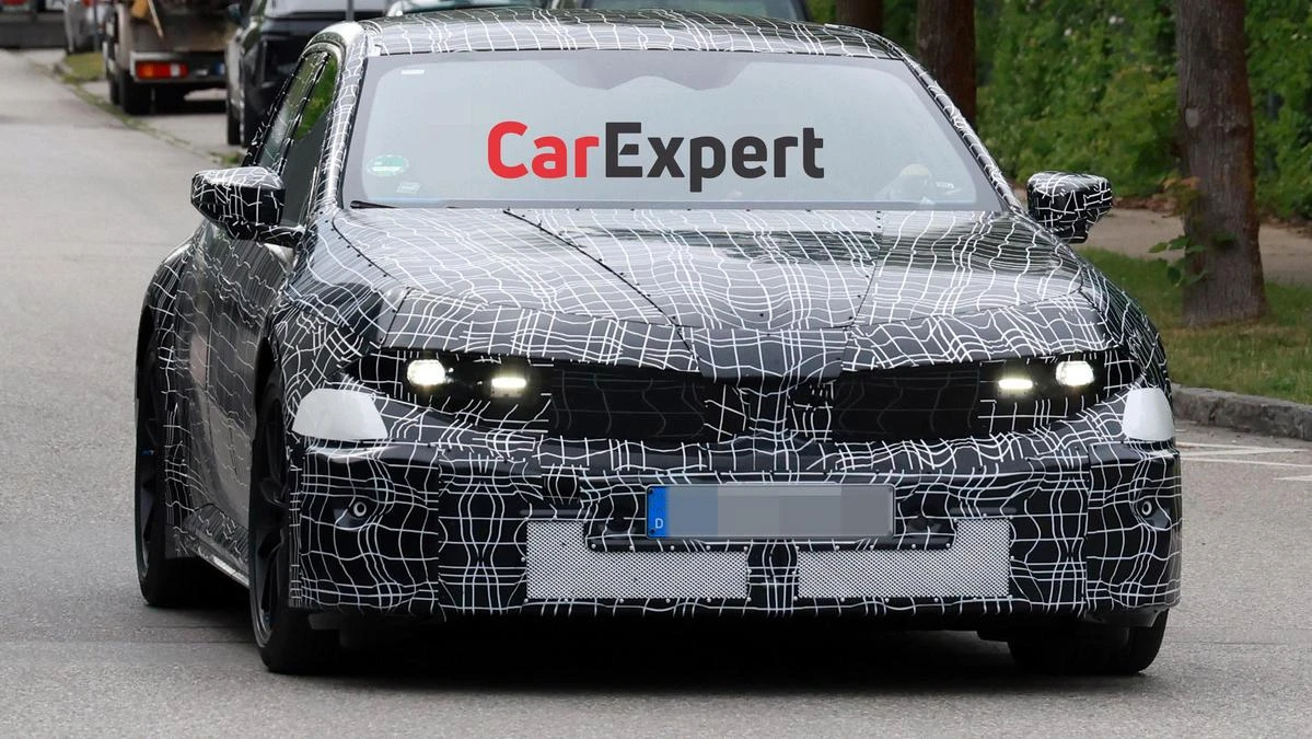 Electric BMW M3 reveals its pumped up wheel arches