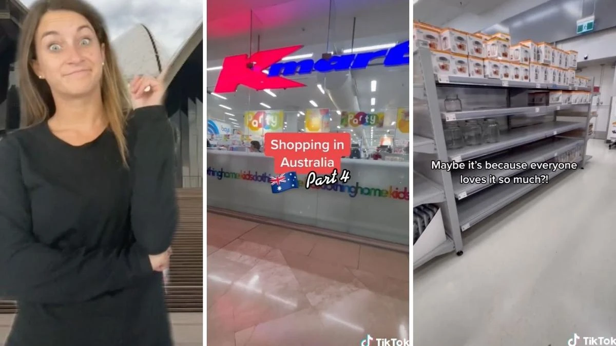 American tourist’s ‘scathing’ review of Kmart Australia slammed on TikTok