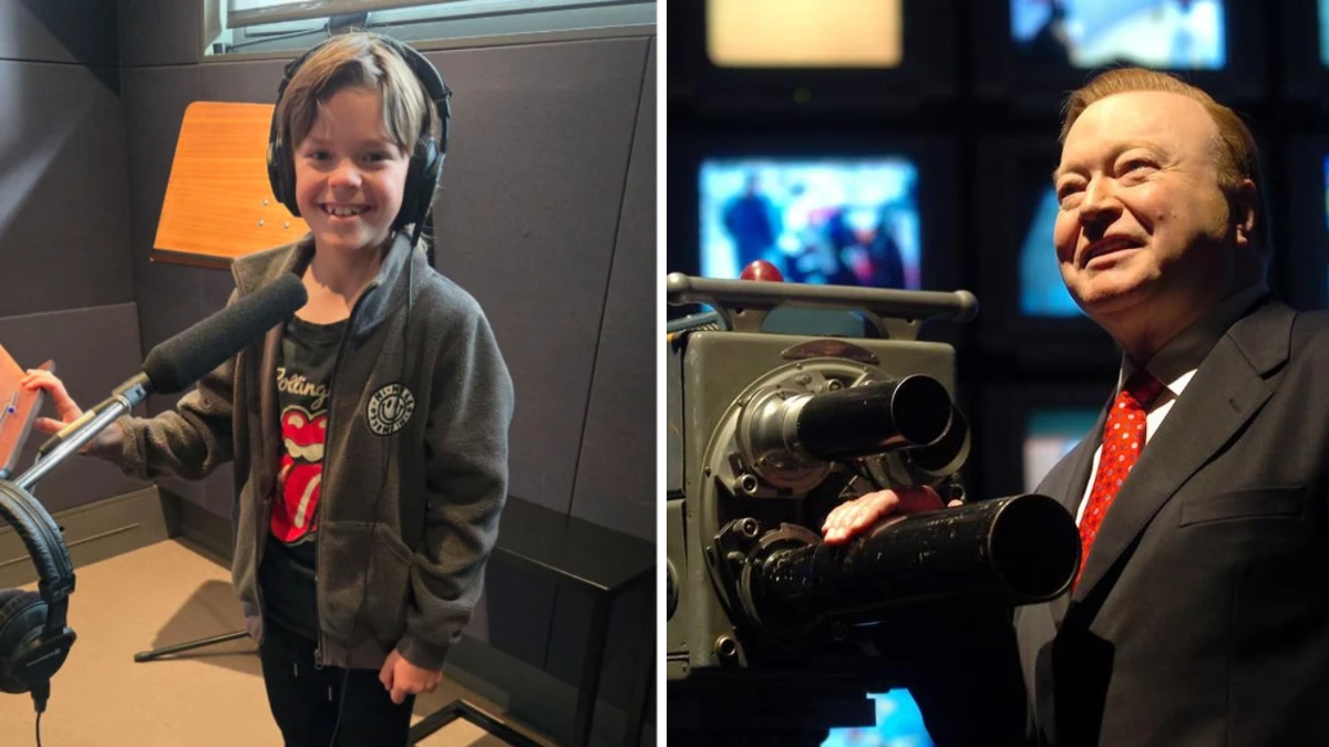 Aussie TV icon Bert Newton’s grandsons carry on his legacy with surprise appearance