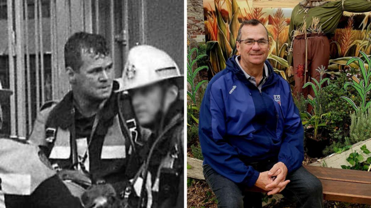 Bill worked as a firefighter for 24 years. An invisible illness took that career from him