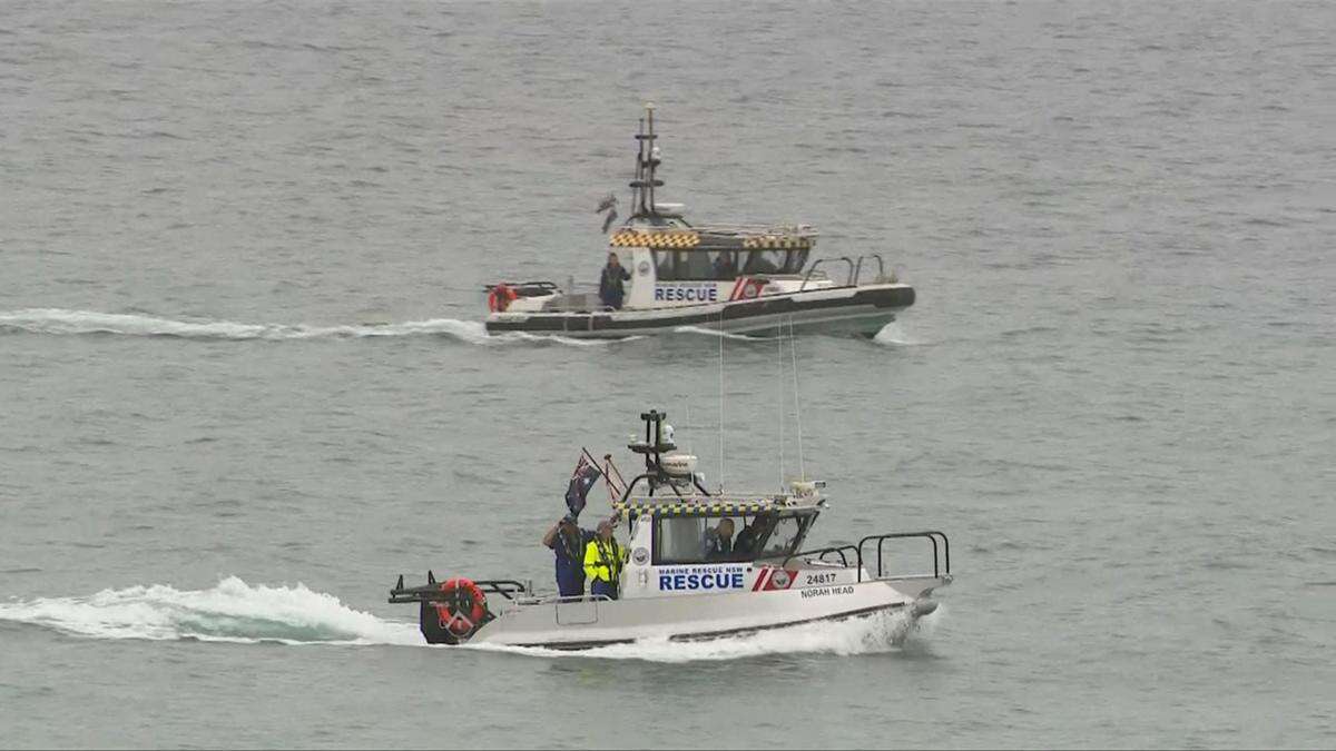 Search for boy swept out to sea set to enter third day