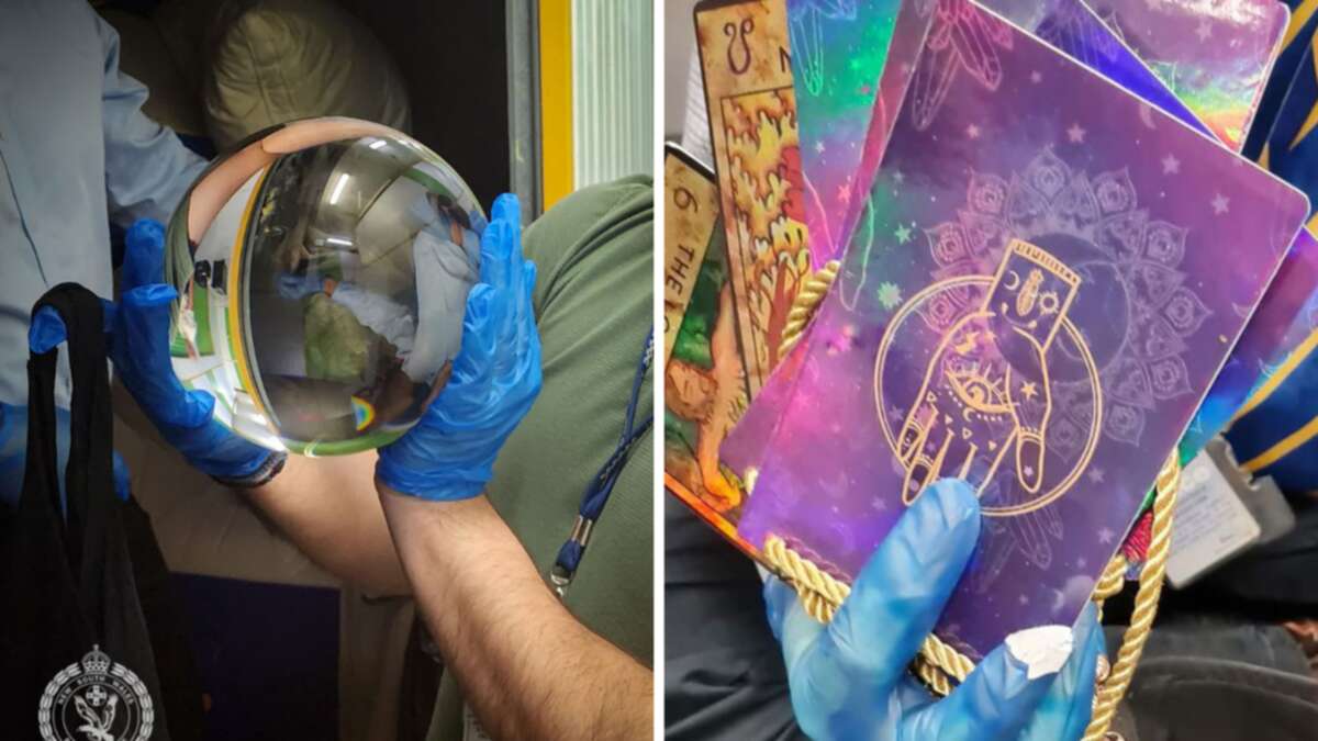 Fraudulent Sydney ‘psychic’ arrested as police seize crystal ball