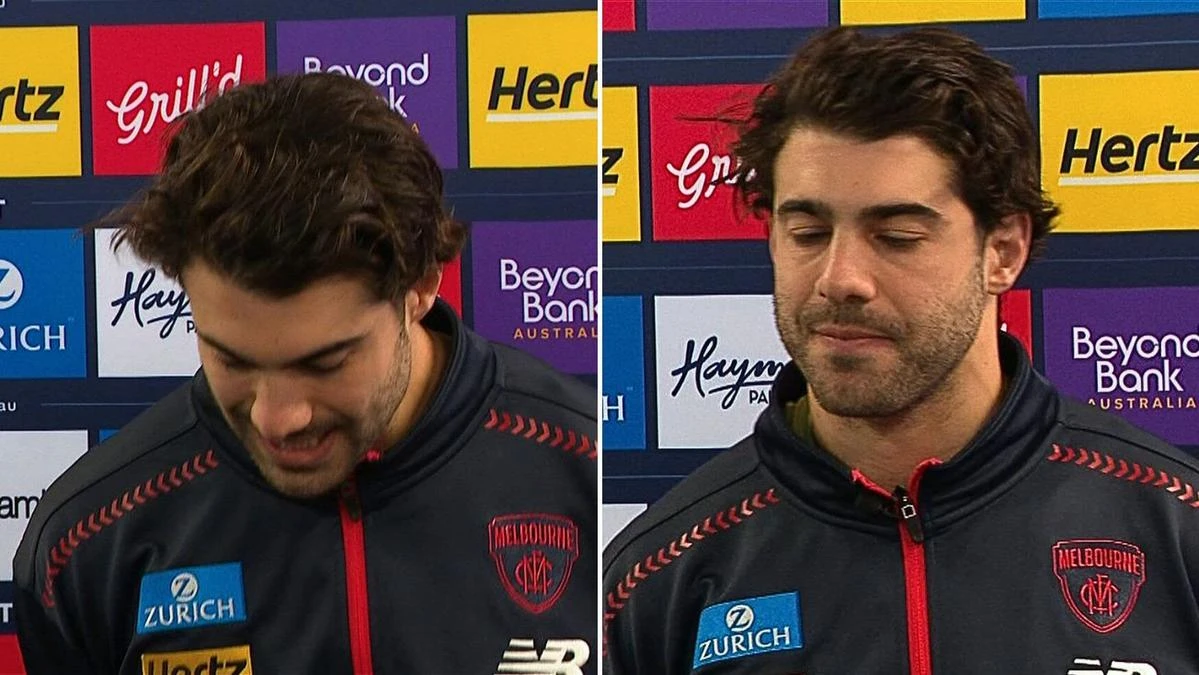 Christian Petracca fights back tears during emotional announcement