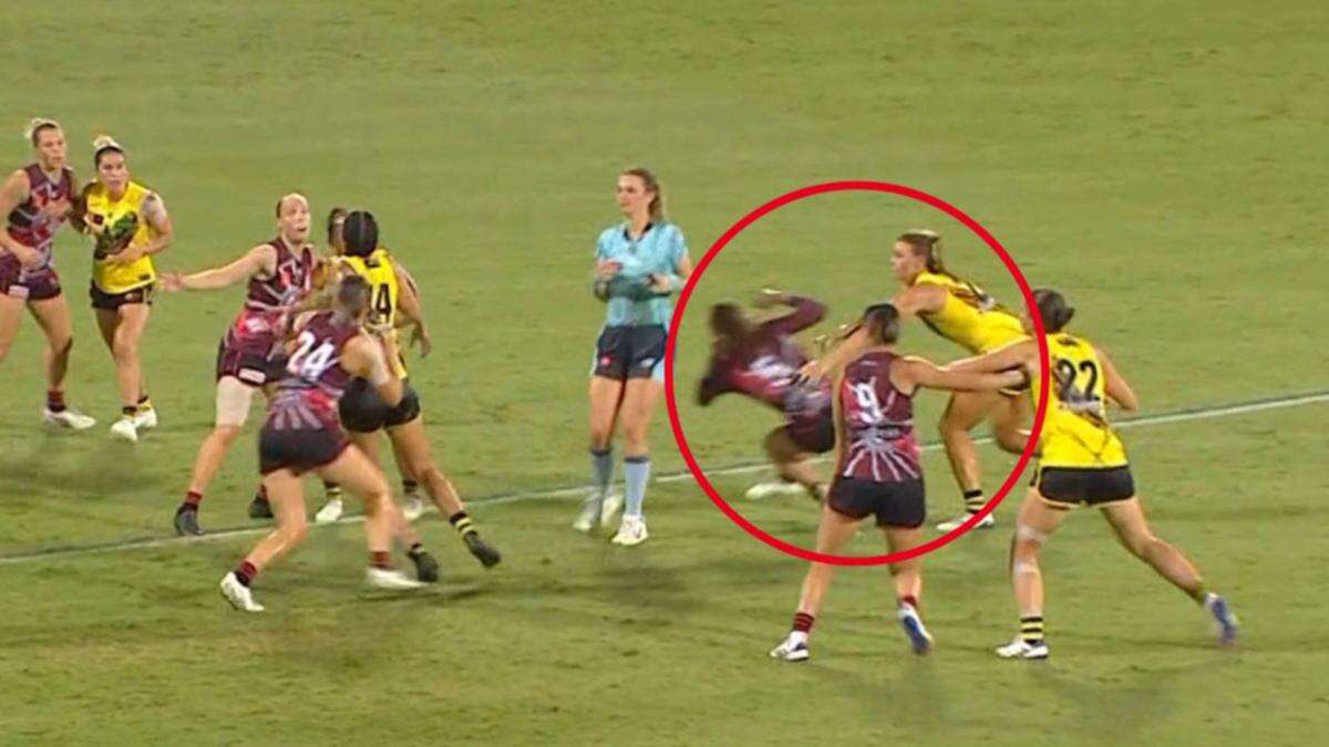 AFLW star facing suspension for serious umpire incident