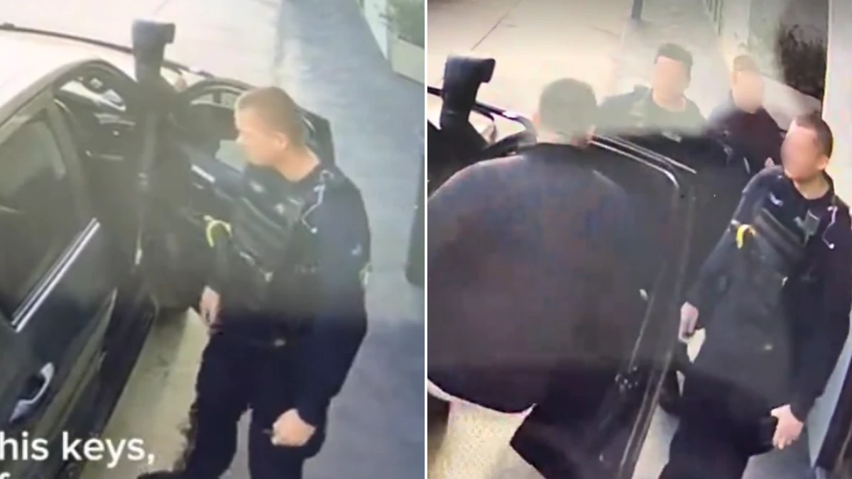 Cops investigated over viral video outside cafe