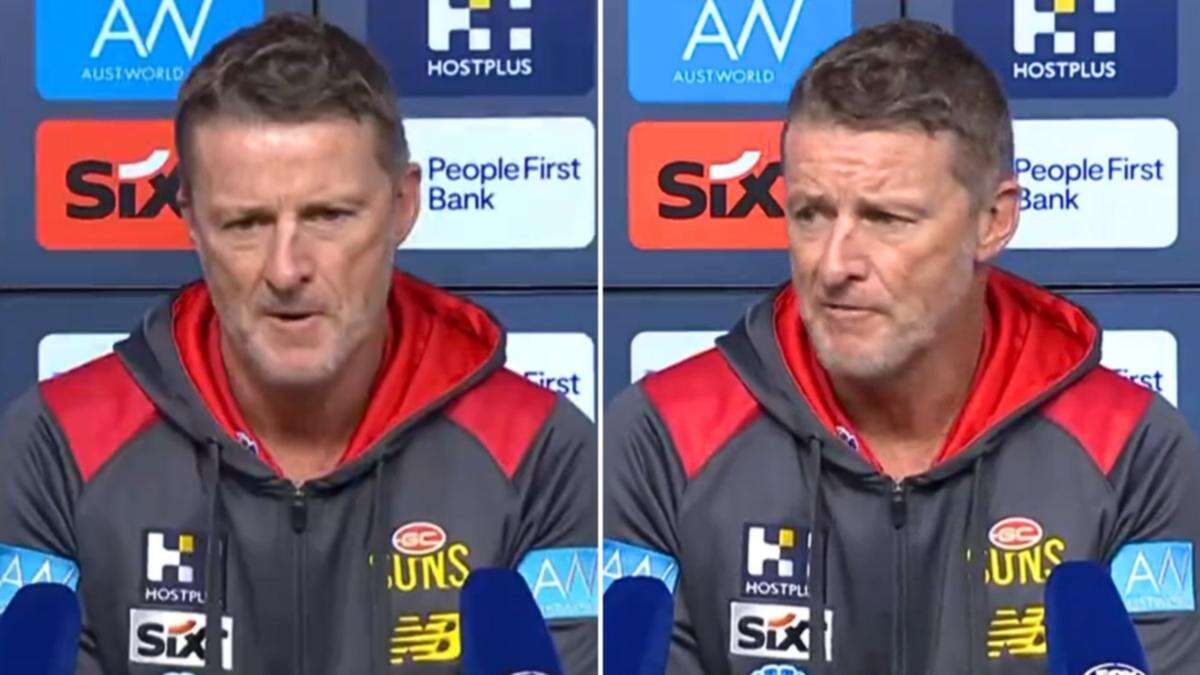 ‘Angry’ Damien Hardwick drops F-bomb in fiery presser: ‘Grow up’