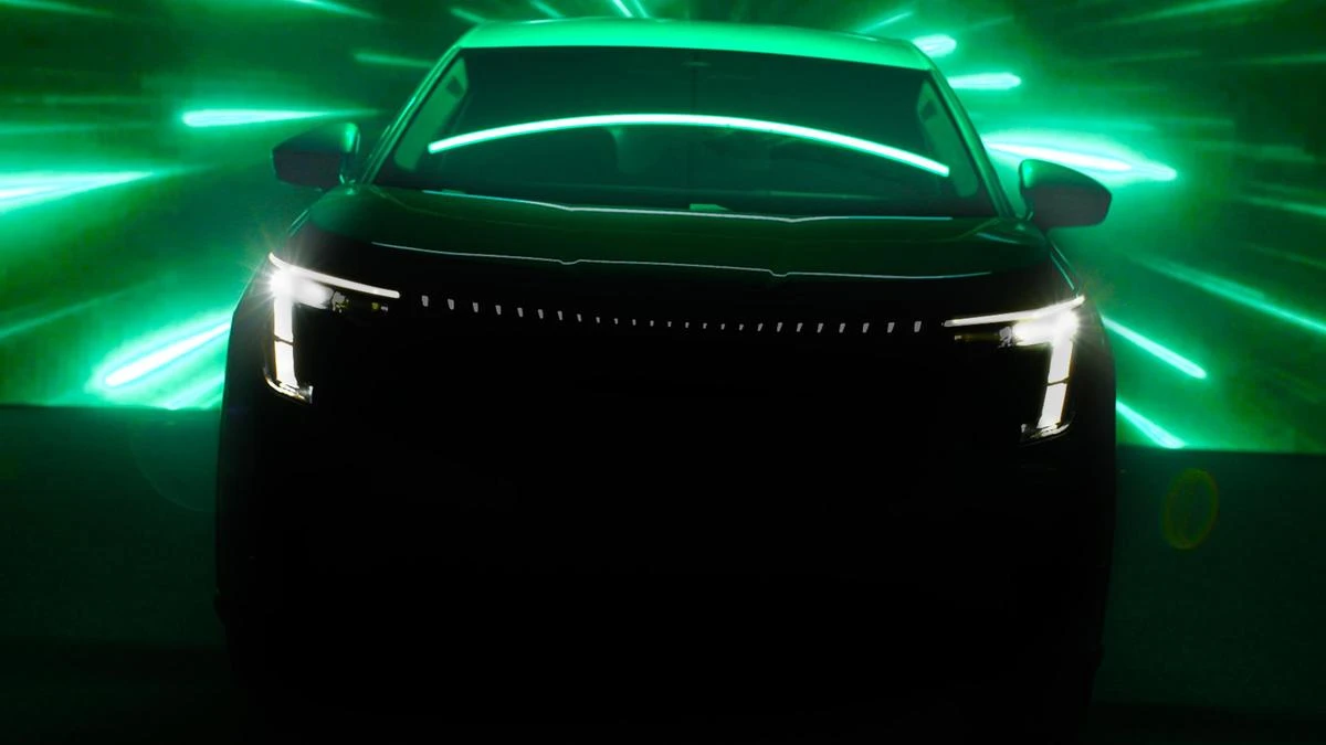 Skoda teases electric seven-seat SUV to sit above Kodiaq